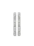 David Yurman sterling silver Zig Zag Stax diamond hoop earrings (22.8mm)