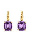 David Yurman 18kt yellow gold Marbella amethyst drop earrings