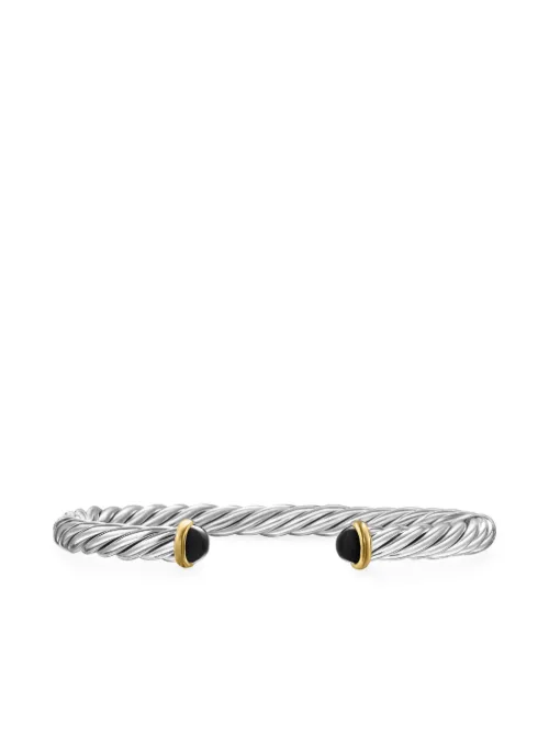 Bracelet torque Cable en or 14ct et sterling (6 mm) - David Yurman - Modalova