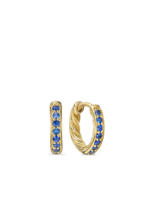 Boucles d'oreilles Petite Pavé en 18ct - David Yurman - Modalova