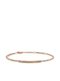 David Yurman 18kt rose gold Petite Pavé Bar diamond bracelet (1.7mm)