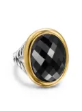 David Yurman 18kt yellow gold Albion onyx ring - Silver