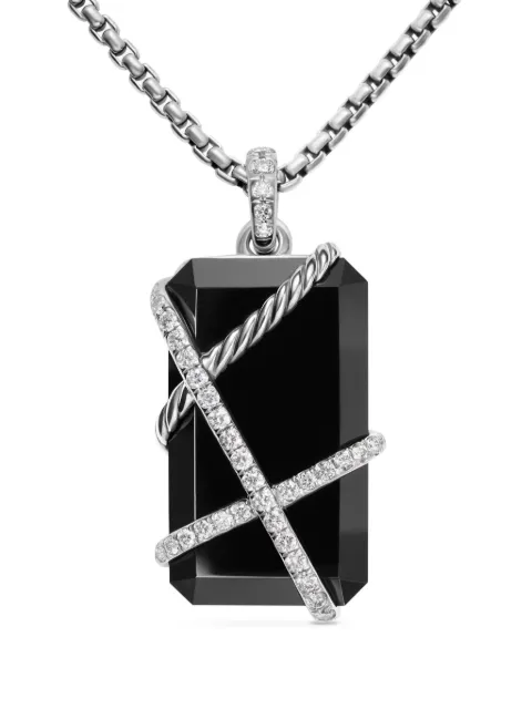 David Yurman bracelet Cable Loop en argent sterling serti de diamants