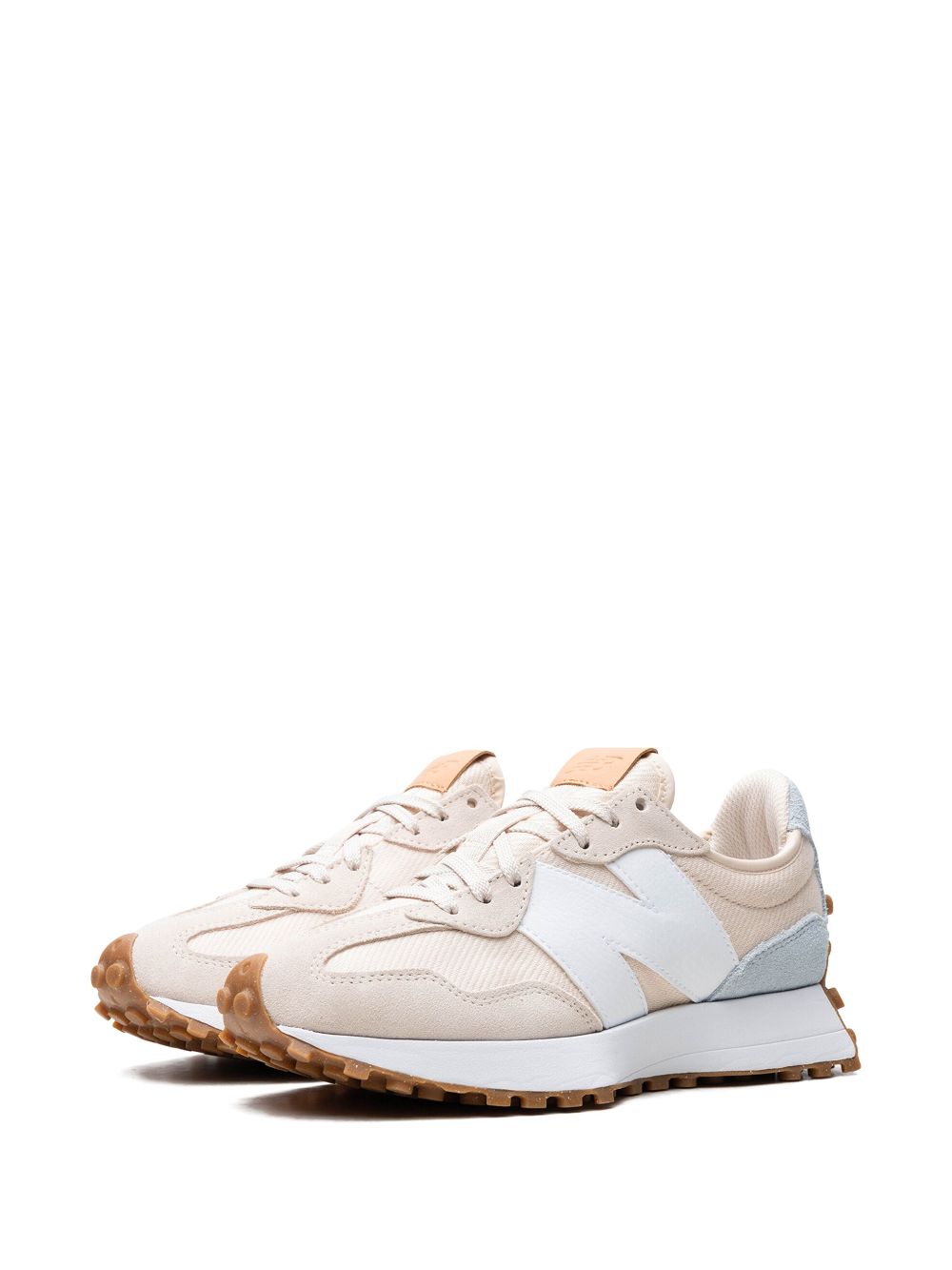 Shop New Balance 327 "calm Taupe/morning Fog" Sneakers In Rosa