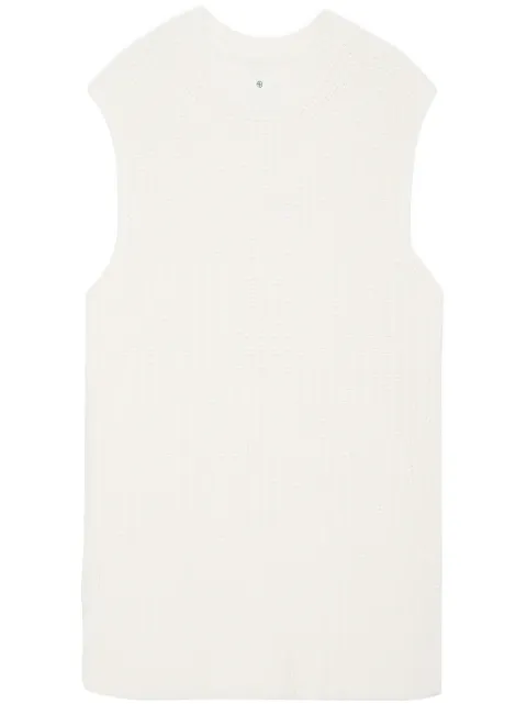 ANINE BING Olivier cable-knit vest