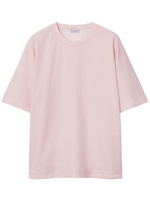 Cheap Burberry EKD-print cotton T-shirt Women