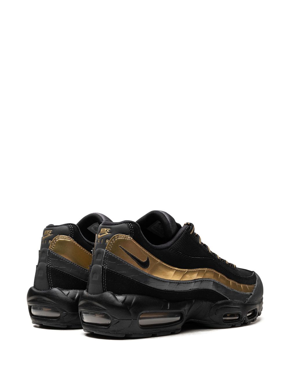 Nike 95 black and gold online