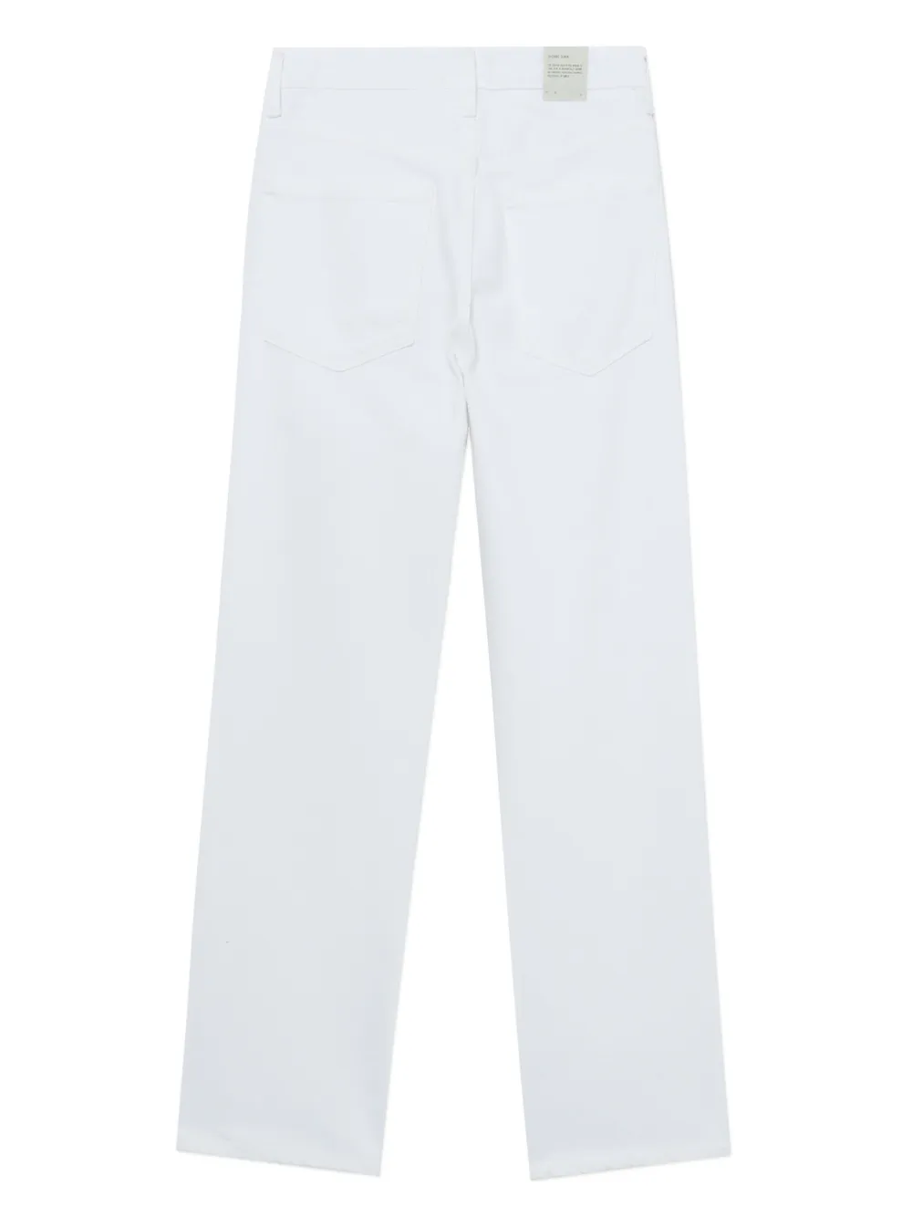 AGOLDE Criss Cross straight-leg Jeans | White | FARFETCH
