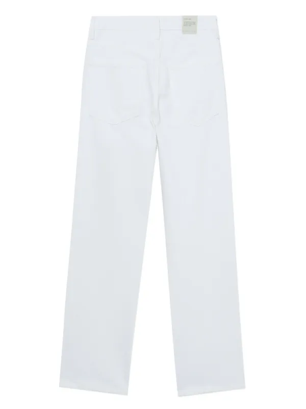 AGOLDE Criss Cross straight-leg Jeans | White | FARFETCH