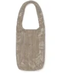 Kara crystal-embellished mesh tote bag - Neutrals