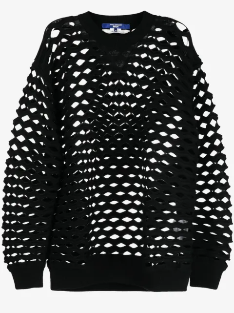 Junya Watanabe MAN suéter con detalle de cortes a láser