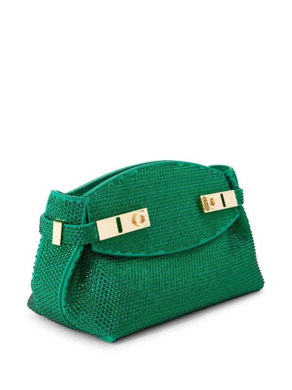 Ferragamo ビジュートリム クラッチバッグ | グリーン | FARFETCH JP