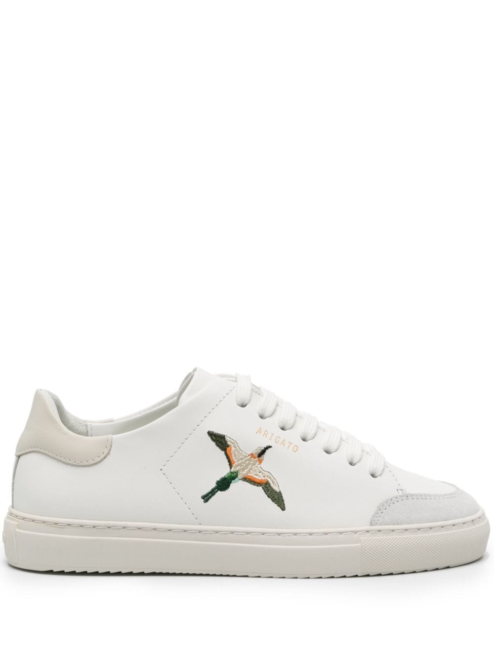 Shop Axel Arigato Clean 180 Bee Bird Leather Sneakers In White
