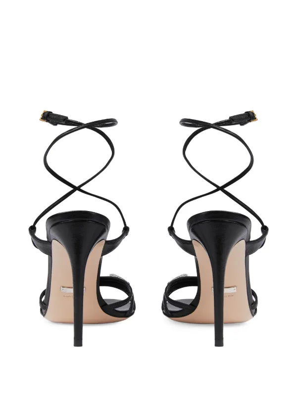 Gucci ankle strap on sale heels