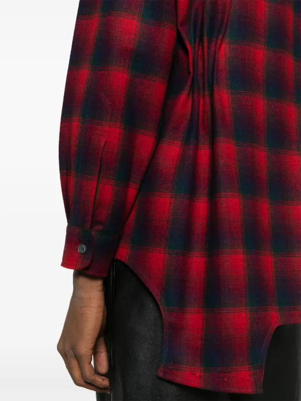 Maison Margiela x Pendleton チェック シャツ | レッド Maison Margiela x Pendleton チェック シャツ | レッド