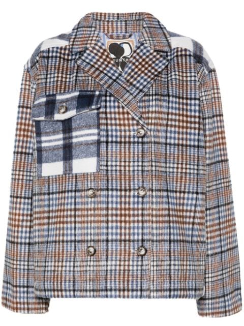 MUNTHE Lorna checked double-breasted jacket