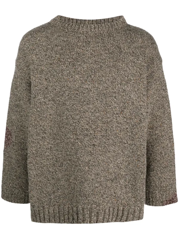 Maison Margiela Mended インターシャニット セーター - Farfetch
