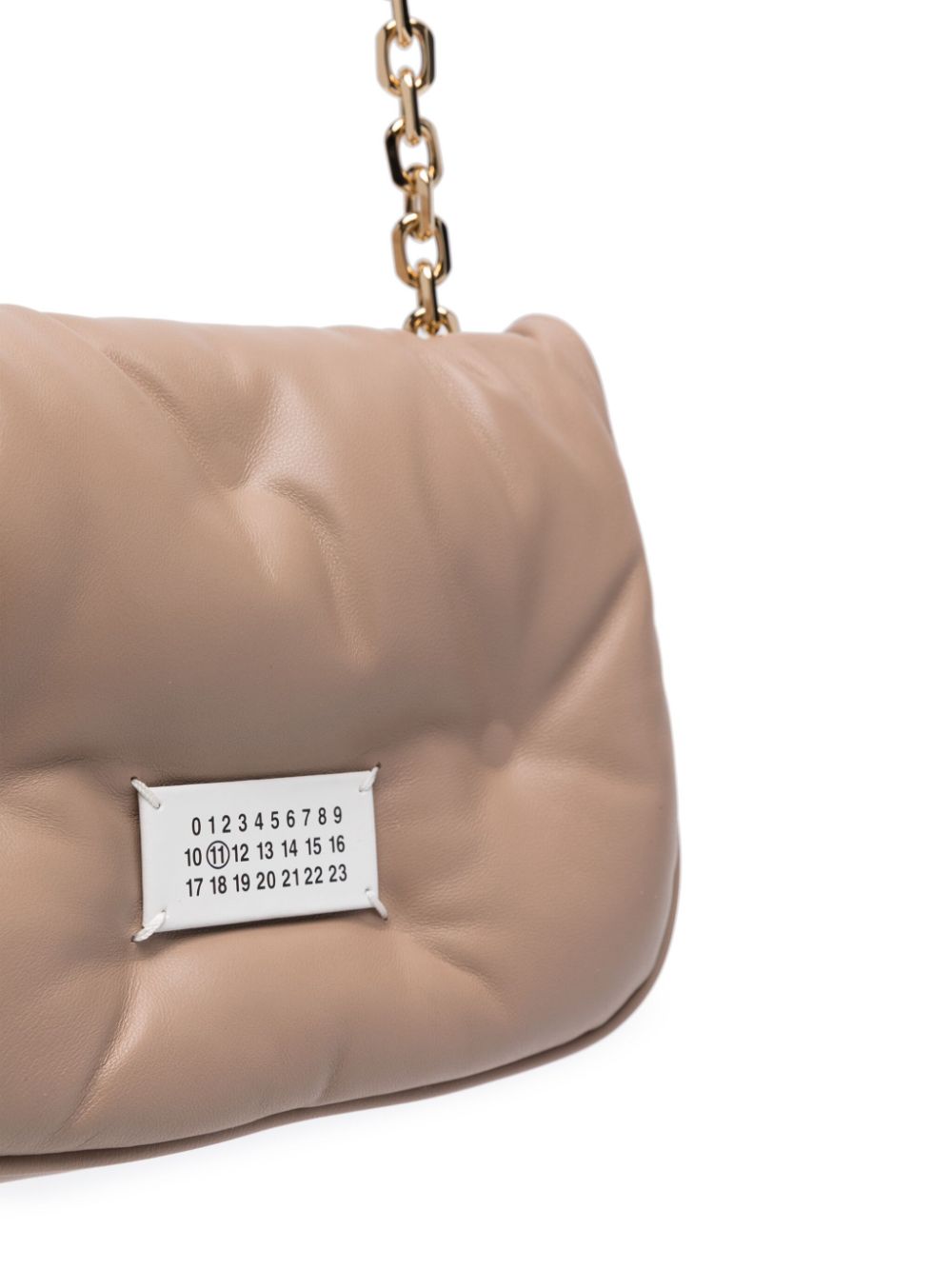 Maison Margiela Glam Slam kleine schoudertas Beige