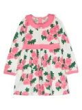 Mini Rodini Roses organic cotton dress - White