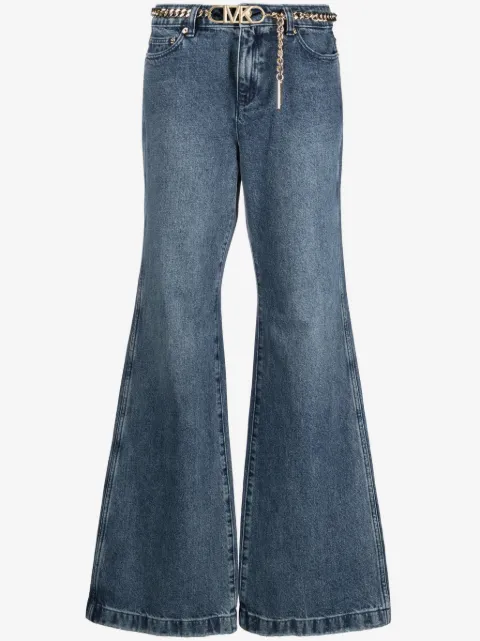 Michael Michael Kors jean évasée à taille haute ceinturée