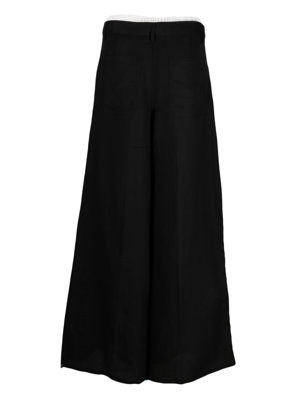 Image 2 of REMAIN double-waist wide-leg trousers