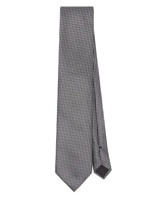 TOM FORD graphic-print silk tie