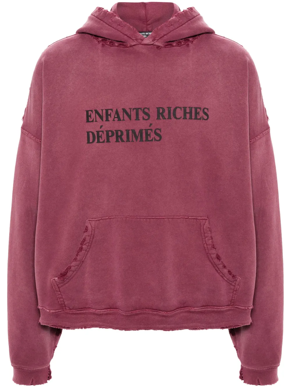 Enfants Riches Déprimés logo-print Cotton Hoodie - Farfetch