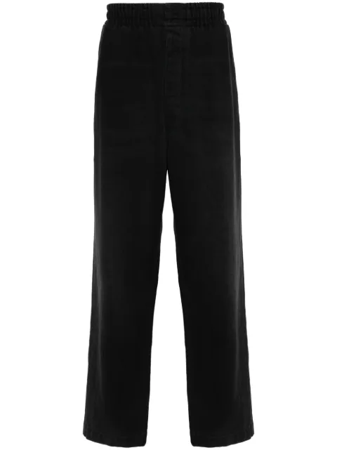 MARANT elasticated-waist straight-leg trousers 