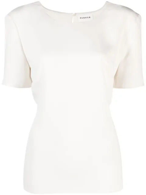 P.A.R.O.S.H. rear-tie crepe blouse