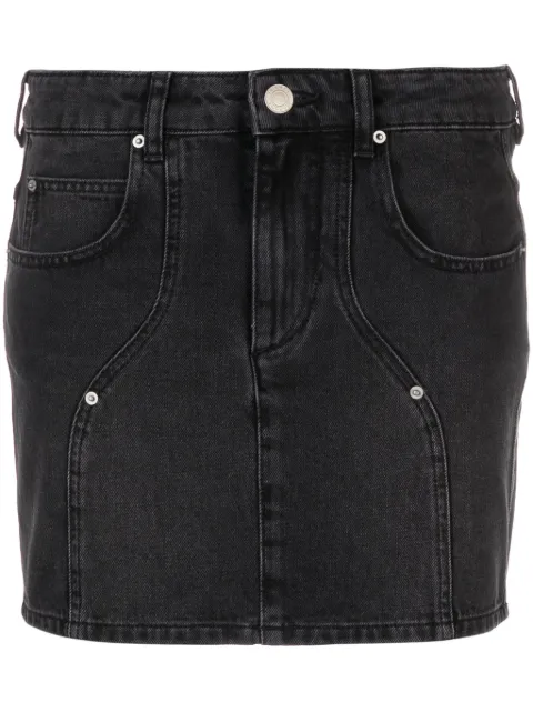 MARANT ÉTOILE Gonna denim Vesna a vita alta