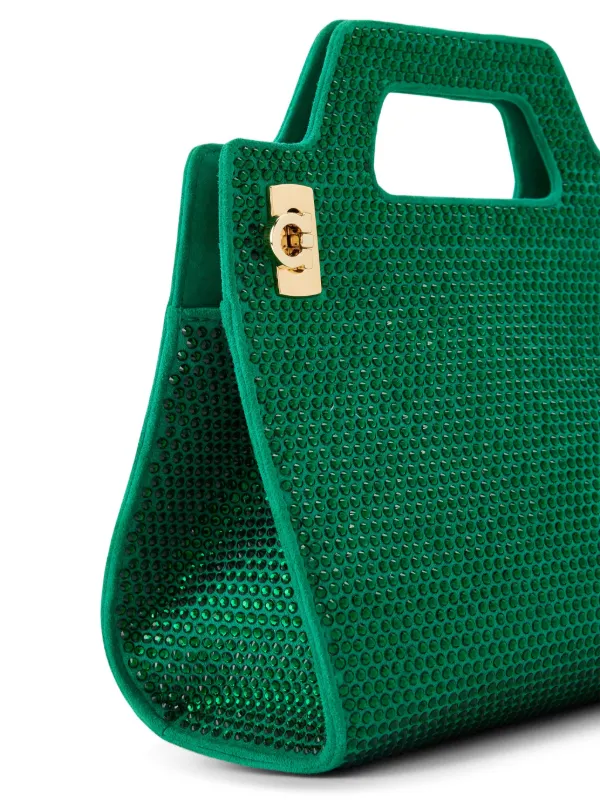 Ferragamo ビジュートリム ミニバッグ | グリーン | FARFETCH JP
