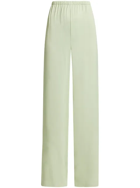 Ferragamo pantalones rectos con tiro alto