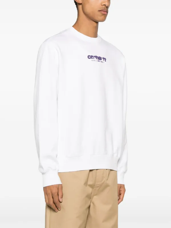 White carhartt sweatshirt new arrivals