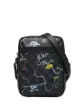 Louis Vuitton Pre-Owned 2019 pre-owned Damier Graphite Renaissance Map Danube Slim PM crossbody bag - Black