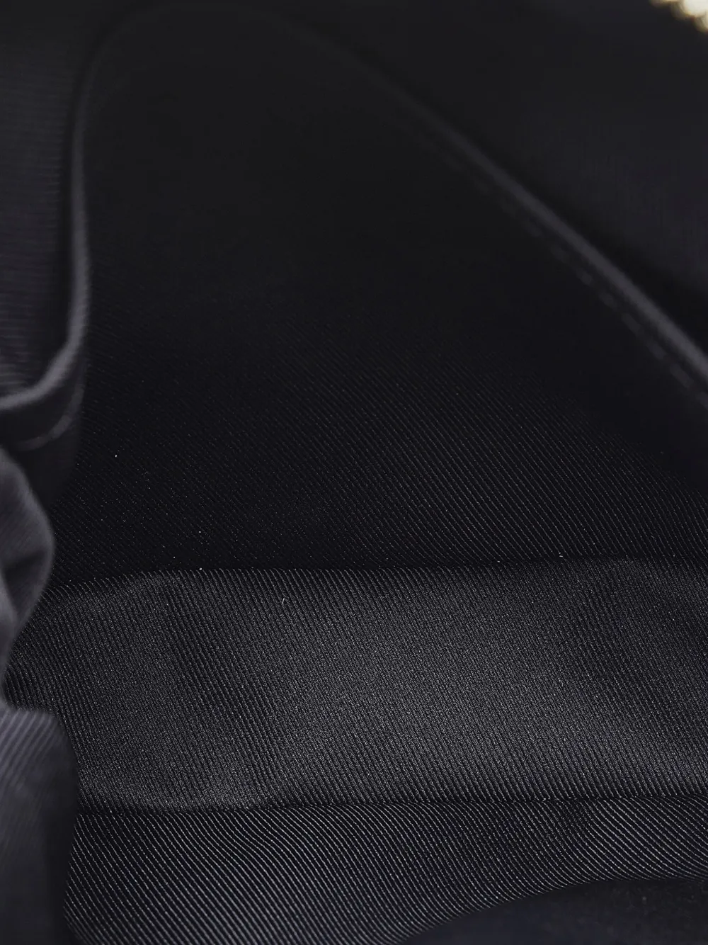 Pre-owned Louis Vuitton 2019  Damier Graphite Renaissance Map Danube Slim Pm In Black