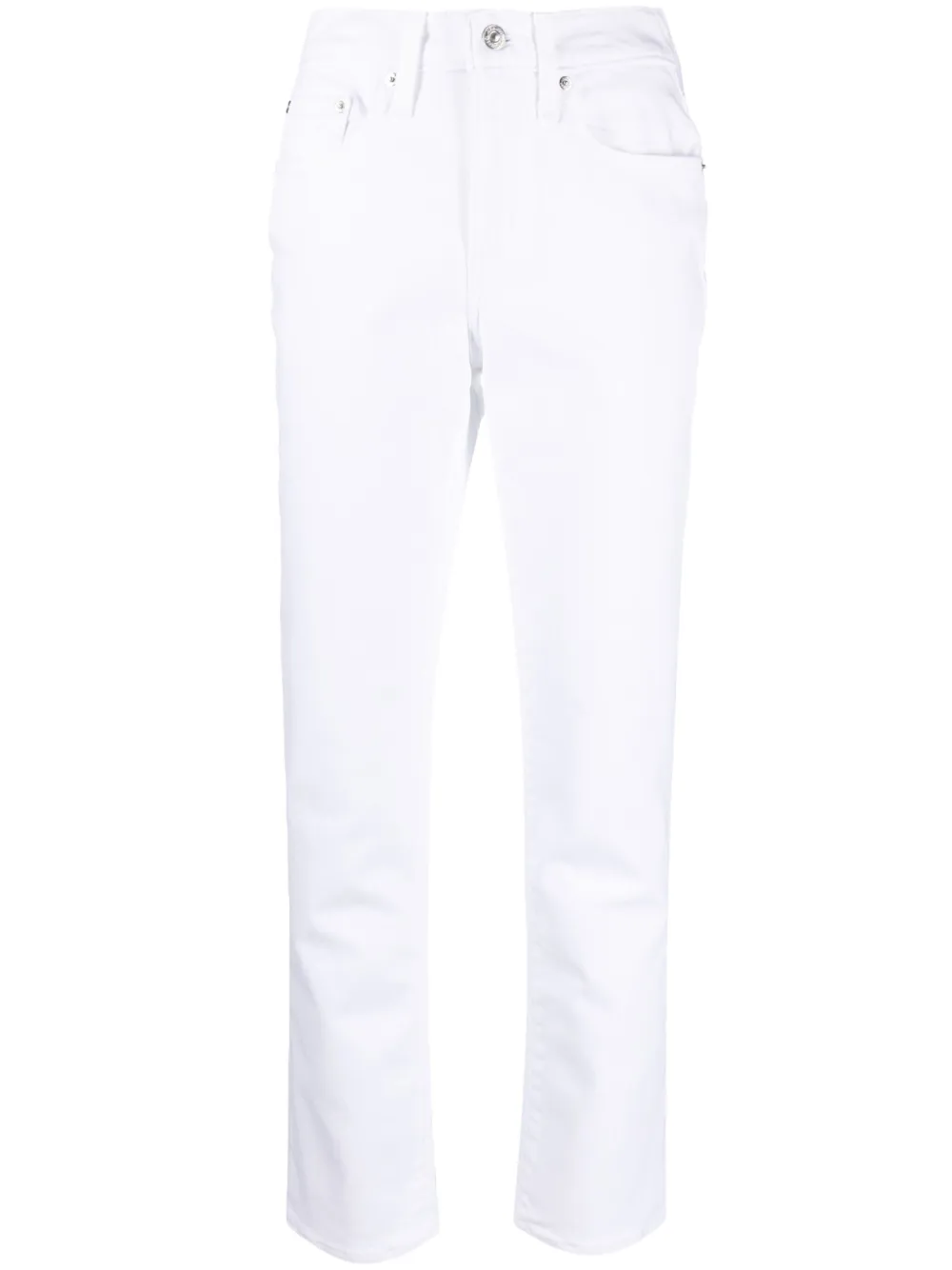 Levi's Low Pro Classic Straight-leg High Rise Jeans In Weiss