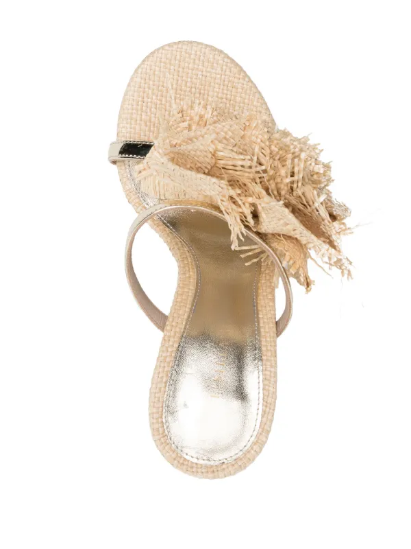 サンダル・ミュール LE SILLA 'Rose' sandals Le Silla Rose 112mm ミュール | ニュートラル | FARFETCH JP