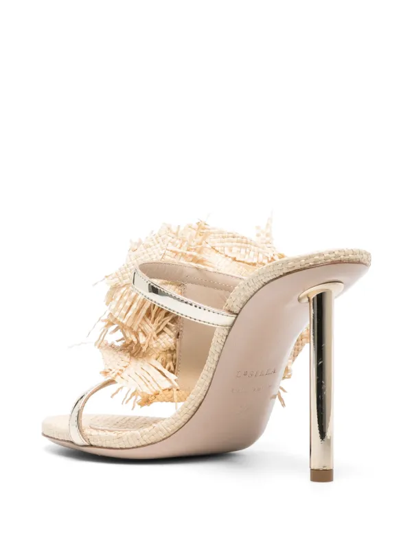 サンダル・ミュール LE SILLA 'Rose' sandals Le Silla Rose 112mm ミュール | ニュートラル | FARFETCH JP
