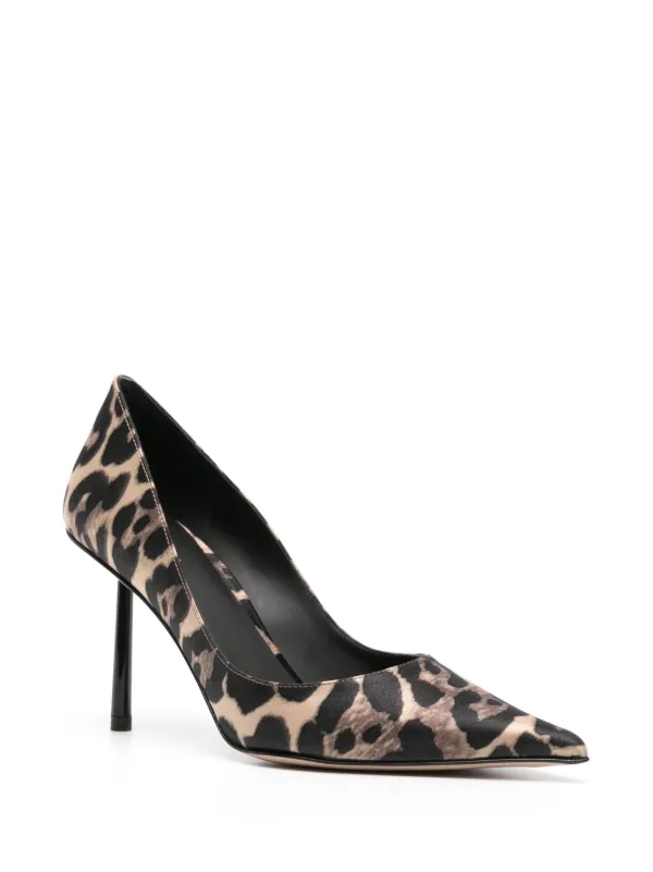 Le Silla Bella 90mm leopard-print Pumps Neutrals FARFETCH IN