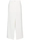 REMAIN front-slit pencil maxi skirt - White