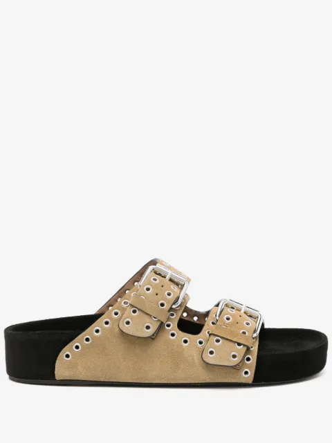ISABEL MARANT Lennyo eyelet-embellished sandals