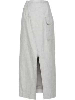 Burberry ボックスプリーツ スカート 通販 - FARFETCH