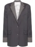 REMAIN single-breasted oversize blazer - Grey