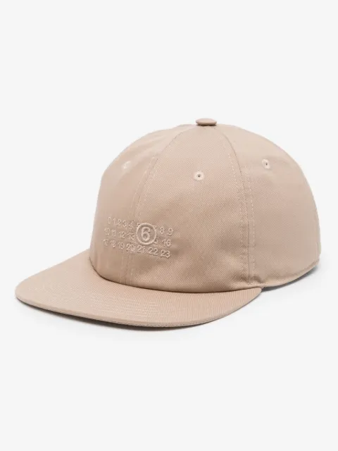 MM6 Maison Margiela signature-numbers embroidered cap