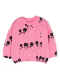 Mini Rodini Ritzratz organic cotton sweatshirt - Pink