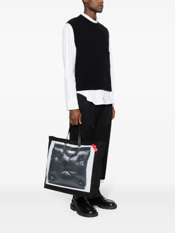 Maison Margiela Glam Slam Trompe loeil-print Tote Bag