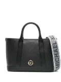 Michael Michael Kors logo-plaque leather tote bag - Black