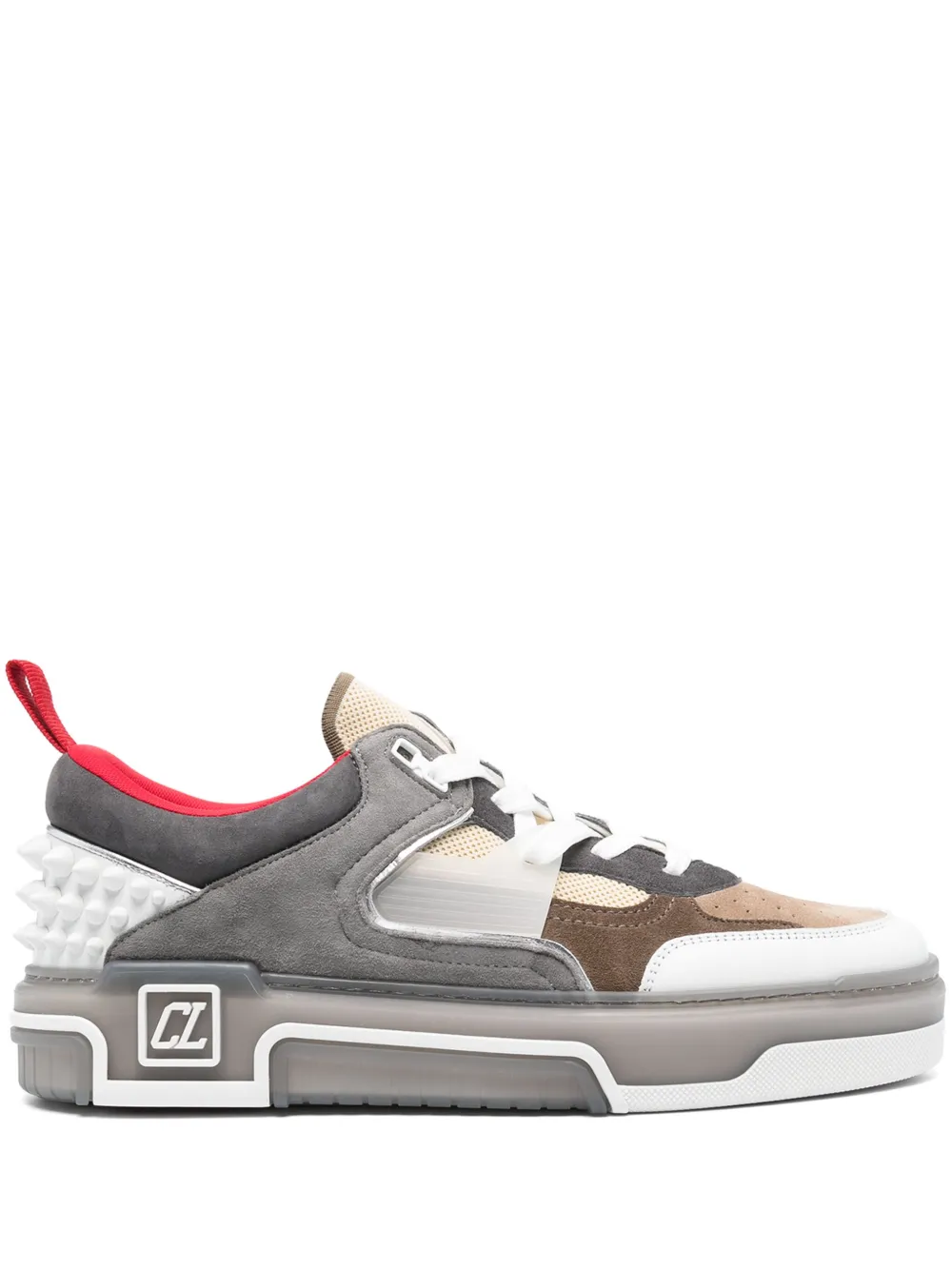 Lanvin panelled suede sneakers Men