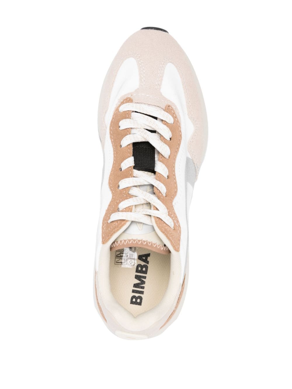 Shop Bimba Y Lola Lifestyle Panelled Sneakers In Neutrals