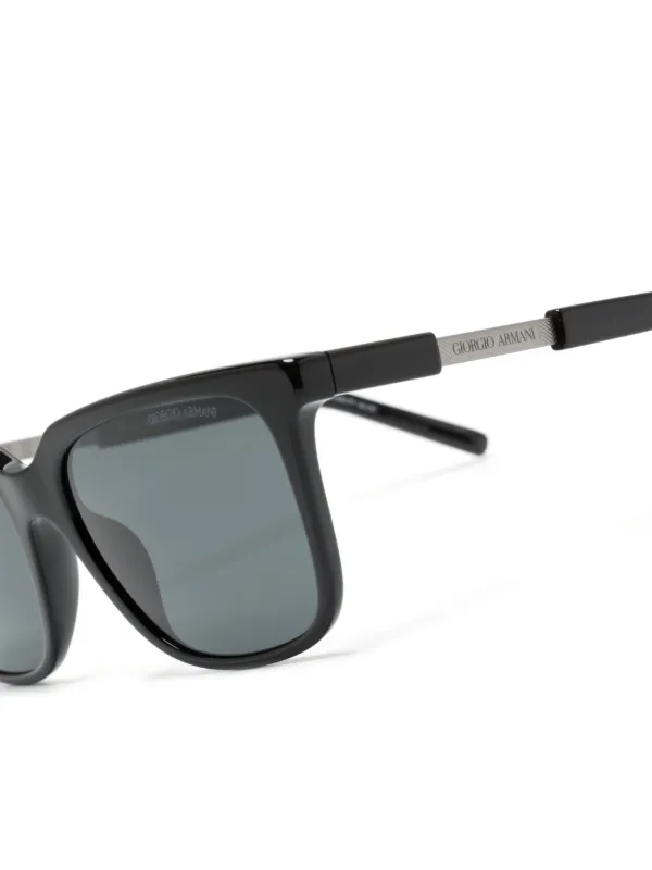 Giorgio Armani square frame Sunglasses Black FARFETCH AO